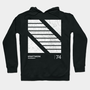 Autobahn / Minimalst Graphic Artwork Design Hoodie